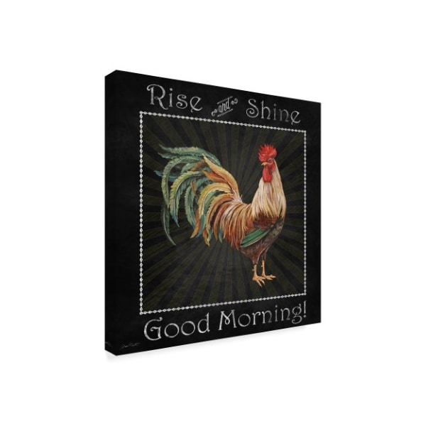 Jean Plout 'Good Morning Rooster 1' Canvas Art,24x24